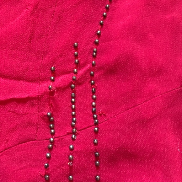 Kate Moss for Topshop Red Flapper Dress US 12 - Picture 9 of 13